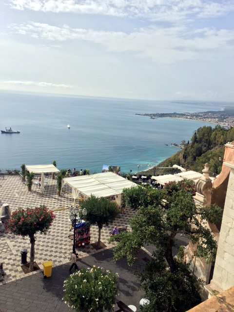 From One Island To The Other. Taormina, Pearl Of Sicilia.
